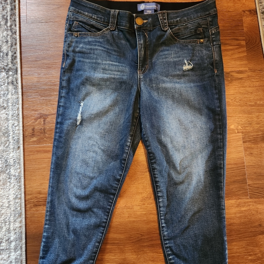 Democracy 12P Women's Dark Blue Ankle Jeans “Ab”solution - Picture 3 of 5